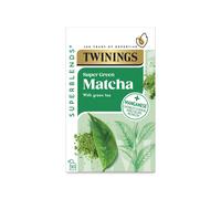 Twinings Superblends Super Green Matcha 20 Envelopes Sugar Free Tea Green Tea Matcha Antioxidant Rich Daily Wellness Tea