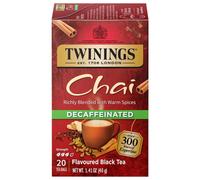 Twinings Tea Chai Tea, Decaf, 20 ct