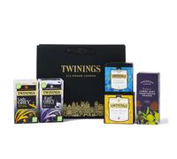 Twinings - Tea for Two: Earl Grey Tea & Lady Grey Tea Gift Bag - Lemon Zest Shortbread Rounds - Gold & Black Gift Bag