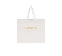 Twinings White Gift Bag - Small - Gold Design - Create Your Own Gift - Tea Gift Bag