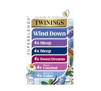 Twinings Wind Down Collection Tea Selection for Relaxation, Sleep, Calm & Unwind, 20 Tea Bags