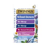 Twinings Wind Down Collection Tea Selection for Relaxation, Sleep, Calm & Unwind, 20 Tea Bags