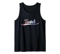 Twink Gay Pride Patriotic Red White and Blue USA Tank Top