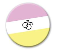 Twink Pride Badge - 76mm Twink Pride Flag Novelty Pin Badge Button LGBTQ+ Gift
