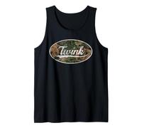 Twink Queer Pride Vintage Camo Throwback Design Tank Top