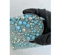 Twinkle Blue & Silver Sprinkles Mix - Luxury Cake & Cupcake Decorations with Pearls & Sugar Balls - Under the Sea Theme - 45g by YAYSPRINKLES