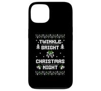 Twinkle Bright Christmas Night Retro Ugly Sweater Knit Case for iPhone 13