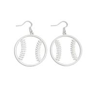 twinkle eye Baseball Earrings for Women Game Day Sports Ball Dangle Earring College School Team Spirit Team Sport Lover Fans Jewelry Accessories Gifts Mom, Zinc, No Gemstone
