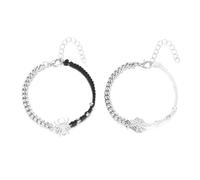 twinkle eye Spider Matching Bracelets Set for Couples Spider for Woman Spider Charm Handmade Woven Bracelets Y2K Friendship Halloween Costume Party Jewelry, One Size, Nylon, no gemstone