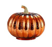 Twinkle Light Glass Pumpkins, Pumpkin Lantern Lights, Halloween LED Lamp Pumpkin Desk Light - Ambient Lighting Table Centerpieces Home Decor for Thanksgiving Farmhouse