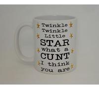 Twinkle Little Star What A C*nt You are Ceramic Mug Great Funny C UNT Work Colleague Friend Rude Office Gift