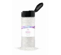 TWINKLE MY DRINK® Bulk 250 Servings White Edible Glitter for Drinks & Cake - Shaker Bottle Designed for Bars & Restaurants - Universal White Cocktail Drink Glitter - 50g