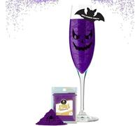 Twinkle my Drink® Halloween Purple Edible Glitter for Drinks, Cake & Cocktails | Ideal for Halloween Party Decorations | Witchcraft Supplies and Gifts | Purple Edible Glitter | 5g 25 Servings