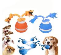 Twinkle Paw Dog Toy, Twinklepaw Motion Ball, Active Rolling Ball with Tail for Dogs, 3 Smart Modes, TPU Rechargeable Moving Pet Balls with Birds Chirping, Interactive Dog Toys for Boredom (2PC)