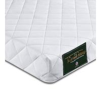 Twinkle Sleep BedzOnline Premium Cot Memory Foam Mattress - Firm, Hypoallergenic - 120 x 60 x 10 cm in White Twinkle Sleep White Cot