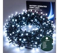 Twinkle Star Battery Fairy Lights Cool White 10M 100 LED Christmas Lights