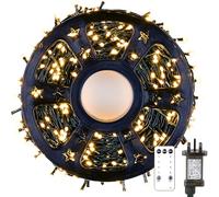 Twinkle Star Christmas Tree Lights Outdoor, 80m 800 LED Long Fairy Light Plug in, Waterproof String Light with Remote/8 Modes/Timer, Bright Warm White Lighting Indoor/Xmas Tree/Home/Garden Decorations