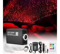 Twinkle Starlight 16W 500pcs 6.5ft Fiber Optic LED Ceiling Light Kit App and Remote Control for Car, Home, Party