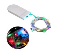 Twinkle String Lights Battery Operated | 1m LED Starry Wire Lights | Christmas Garland Lights for Tree, Wreath, Indoor, Outdoor Decorations | Miniature Fairy Lights for partys, Holiday, Valentine's Da