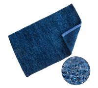 Emma Barclay Twinkle - Super Soft Bath Mat - Luxury Bath Mat With Sparkle Detailing, 60% Polyester, 40% Cotton in Navy - 50x80cm