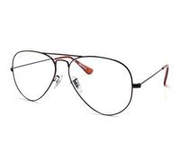 TWINKLE TWINKLE Big Lens Reading Glasses 80s Police Pilot Classic Stylish Large Lens Double Bridge Metal R3025(1 Pair Brown +2.00 Magnification)