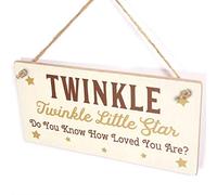Twinkle Twinkle Little Star Do You Know How Loved You are? - Baby Nursery Room Sign
