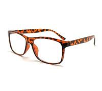 TWINKLE TWINKLE Simple Style Ultralight Reading Glasses Womens Mens Retro Spectacles Large Lens R140 (1 Pairs Demi, +225 Magnification)