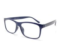 TWINKLE TWINKLE Simple Style Ultralight Reading Glasses Womens Mens Retro Spectacles Large Lens R140 (1 Pairs Navy, +400 Magnification)