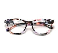 TWINKLE TWINKLE Women Big Reading Glasses for Cat Eye Ladies Readers Glsses Flexible Spring Hinge (1 Pair Sakura +2.50 Magnification)