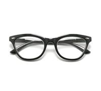 TWINKLE TWINKLE Women Big Reading Glasses for Cat Eye Ladies Readers Glsses Flexible Spring Hinge (1 Pair Black +1.50 Magnification)