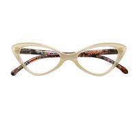 TWINKLE TWINKLE Women Reading Glasses for Cat Eye Ladies Readers Glsses Flexible Spring Hinge (1 Pair Patten-D +1.00 Magnification)