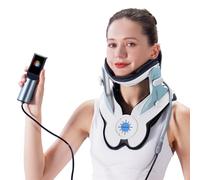 Twinklepoch Cervical Neck Traction Device, Electric Air Pump Cervical Traction Device with 3 Power Traction and 8 Built-in Airbag Support, Neck Pain Relief and Relaxation