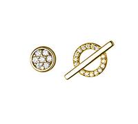 Twinkling Asymmetric Planet Star Stud Earrings For Women Fine Jewelry