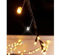 Twinkling LED String Lights, Black Cable