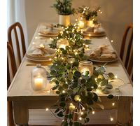 Twinkling Tree Fairy Light Olive Vine,6ft Fairy Light Olive VineGarland,Pre-lit Lighted Artificial OliveGarland,Faux Vine Lights Artificial Greenery Garlands,for Xmas Home Fireplace Mantle Decor