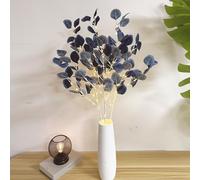 Twinkling Tree Fairy Light Olive Vine, Twinkling Tree Olive Vine, Garlands For Home Decoration, Artificial Greenery Garland For Wedding Arch Backdrop Table Home Decor (85cm Navy Blue)