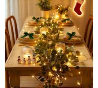Twinkling Tree Olive Vine, Twinkling Artificial Olive Vine with Lights, Vines with Fairy Lights, Warm White LED, Living, Wedding, Indoor Outdoor Home Decor (1)