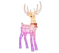 Twinkly 3D 125cm Outdoor LED Reindeer Decoration - Stag, none