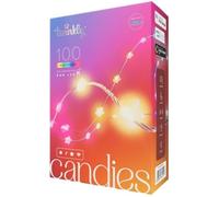 Twinkly Candies Star Shaped 100 RGB LED Smart Light String Clear Wire USB-C, none