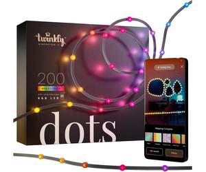 TWINKLY Dots Smart 200 RGB LED String Lights - 10 m