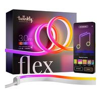 Twinkly Flex App-Controlled Flexible Light Tube With Rgb (16 Million Colours) Leds. 3 Meters. White Wire. Indoor Smart Home Light