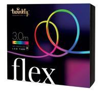Twinkly Flex App-Controlled Flexible Light Tube With Rgb (16 Million Colours) Leds. 3 Meters. White Wire. Indoor Smart Home Light