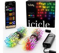 5m Smart App Controlled Twinkly Gen II Christmas Icicle Lights | Indoor Home Multi Colour Select