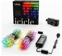5m Smart App Controlled Twinkly Gen II Christmas Icicle Lights | Indoor Home Multi Colour Select