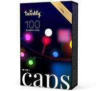 Twinkly Mini Caps, 100 Silicone Caps To Diffuse The Light, LED Lights, Diameter 15mm