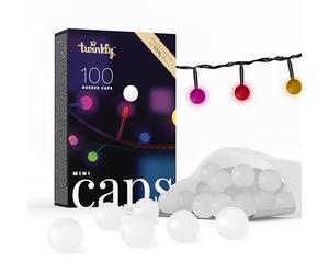 Twinkly Mini Caps, 100 Silicone Caps To Diffuse The Light, LED Lights, Diameter 15mm