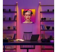 Twinkly Squares Extensions - App-Controlled LED Panels with 64 RGB (16 Million Colours) Pixels. Black. 1 Expansion Plates, Compatible Squares Starter Kit