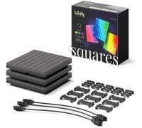 Twinkly RGB-Squares black, IP20, 3-piece extension