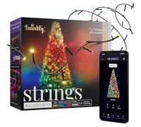 Twinkly Strings Generation II Smart LED Transparent Wire Multicolor + White Light String - 400 LEDs, Green