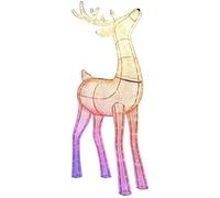 Twinkly 3D Reindeers - Stag Reindeer, 240 Rgb+w Led, 120Cm, Iron/Acrylic, Plug Type G